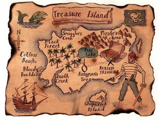 Картинки по запросу карта острів скарбів